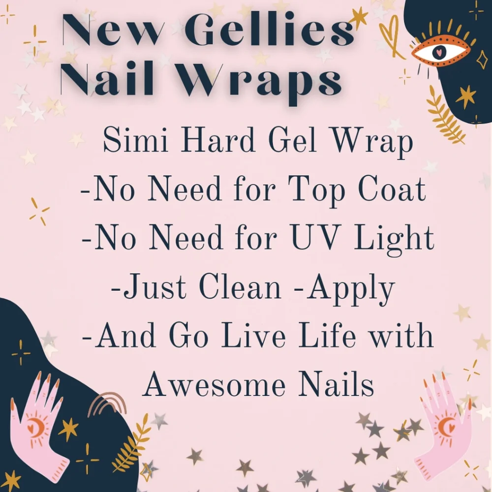 Easy Gellies Nail Wraps- Shades (glitter) - Picture 4 of 4